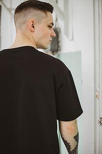 Футболка Player чорна synthetic.ua - Фото 1