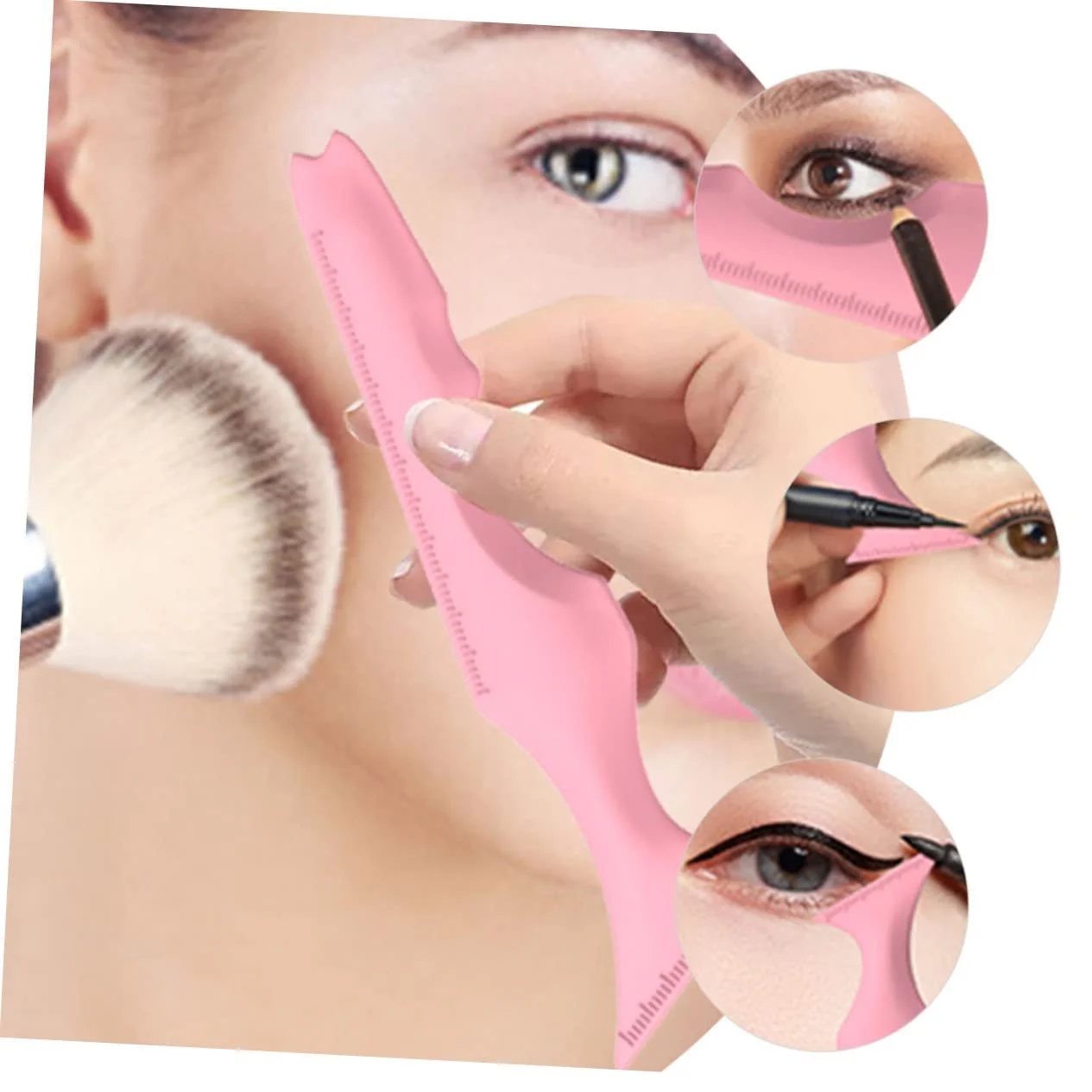 Трафарет для подводки глаз FRCOLOR, аппликатор, многоразовый, фото №4