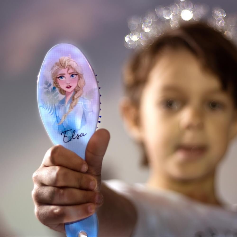 Щітка Elsa Frozen Disney Овальна для волосся дитяча Блакитна, фото №3