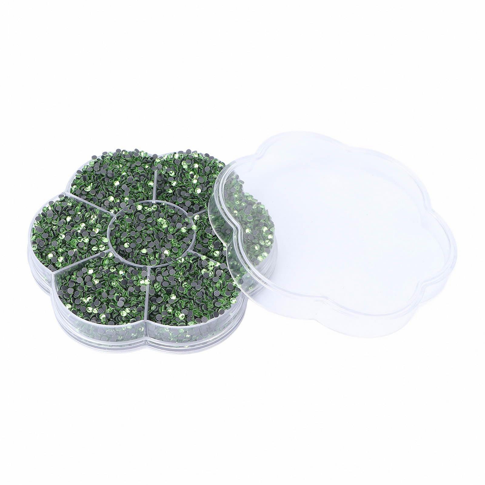 Стрази Emoshayoga Прозорі Світло-зелені, 14400 шт, фото №3