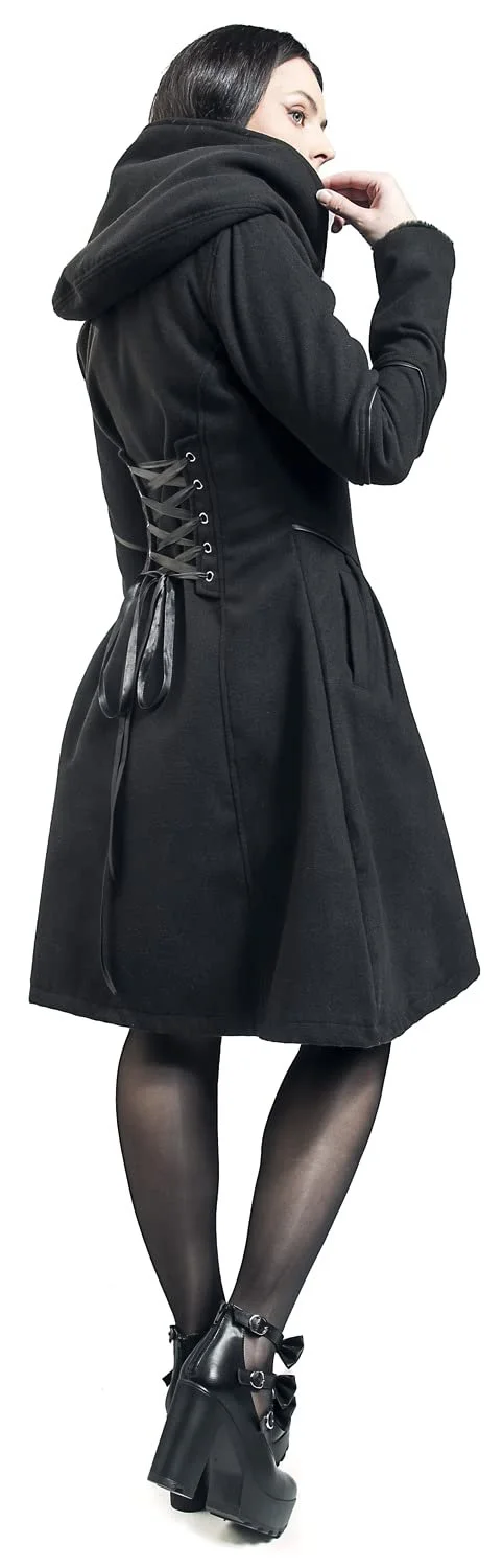 Пальто Poizen Industries Possession Жіноче Чорний, фото №5