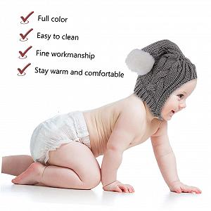 Шапка WRITWAA В'язана дитяча шапка-капюшон - Фото 1