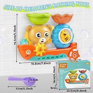 Игрушка для ванной Bear and Bee для детей от 1 года (A) synthetic.ua - Фото 1