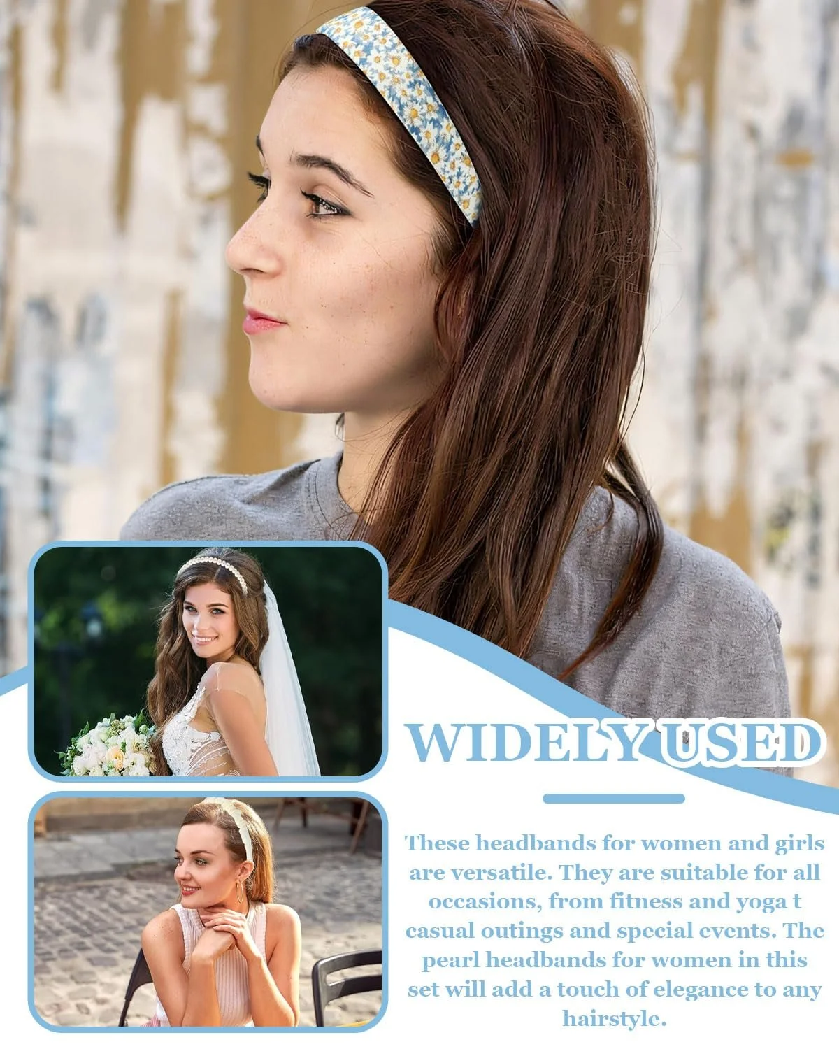 Набор женских обручей 6 штук, фото №4