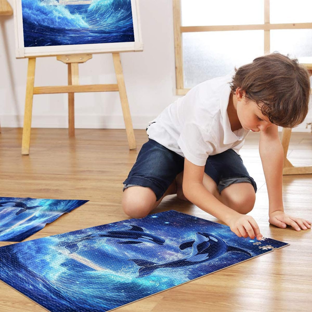 Пазл Orca Whale Killer Wave 1000 элементов 26 x 38 см, фото №4