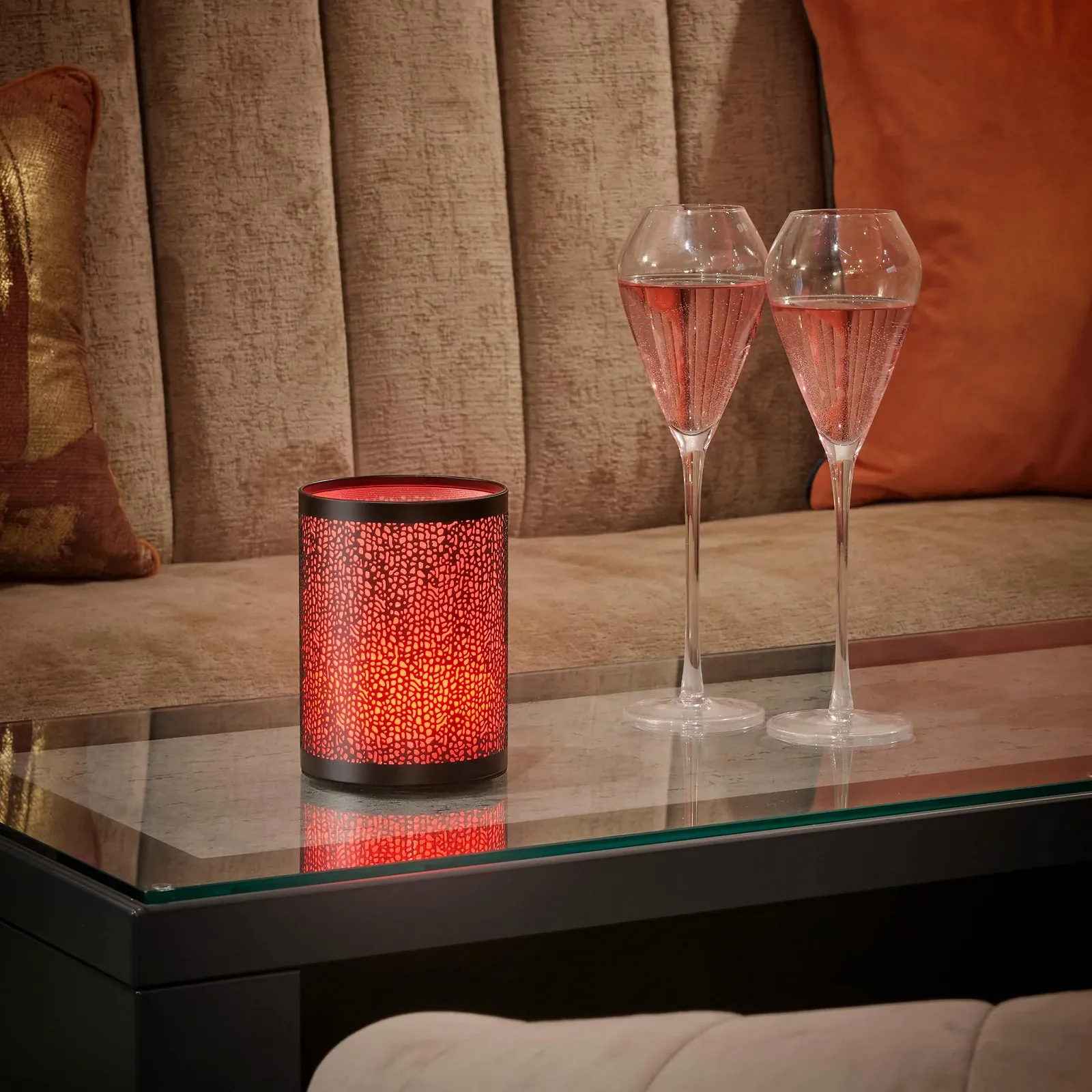 Настільна лампа Omniance Seraphine LED Акумуляторна Бездротова з пультом ДК Чорна 1 лампа 1 джерело світла, фото №9