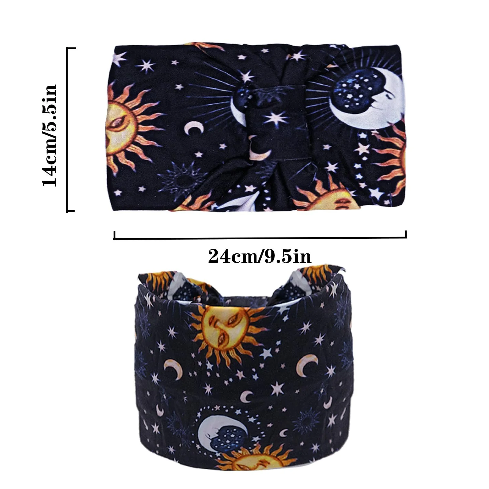 Пов'язка на голову Boho Літо Еластична для йоги, спорту та на кожен день, фото №2