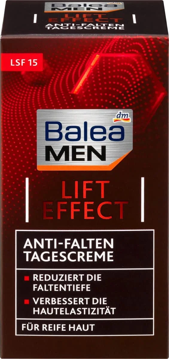 Денний крем Balea MEN Lift Effect для зрілої шкіри SPF 15 50 мл, фото №2 Денний крем Balea MEN Lift Effect для зрілої шкіри SPF 15 50 мл, фото №2