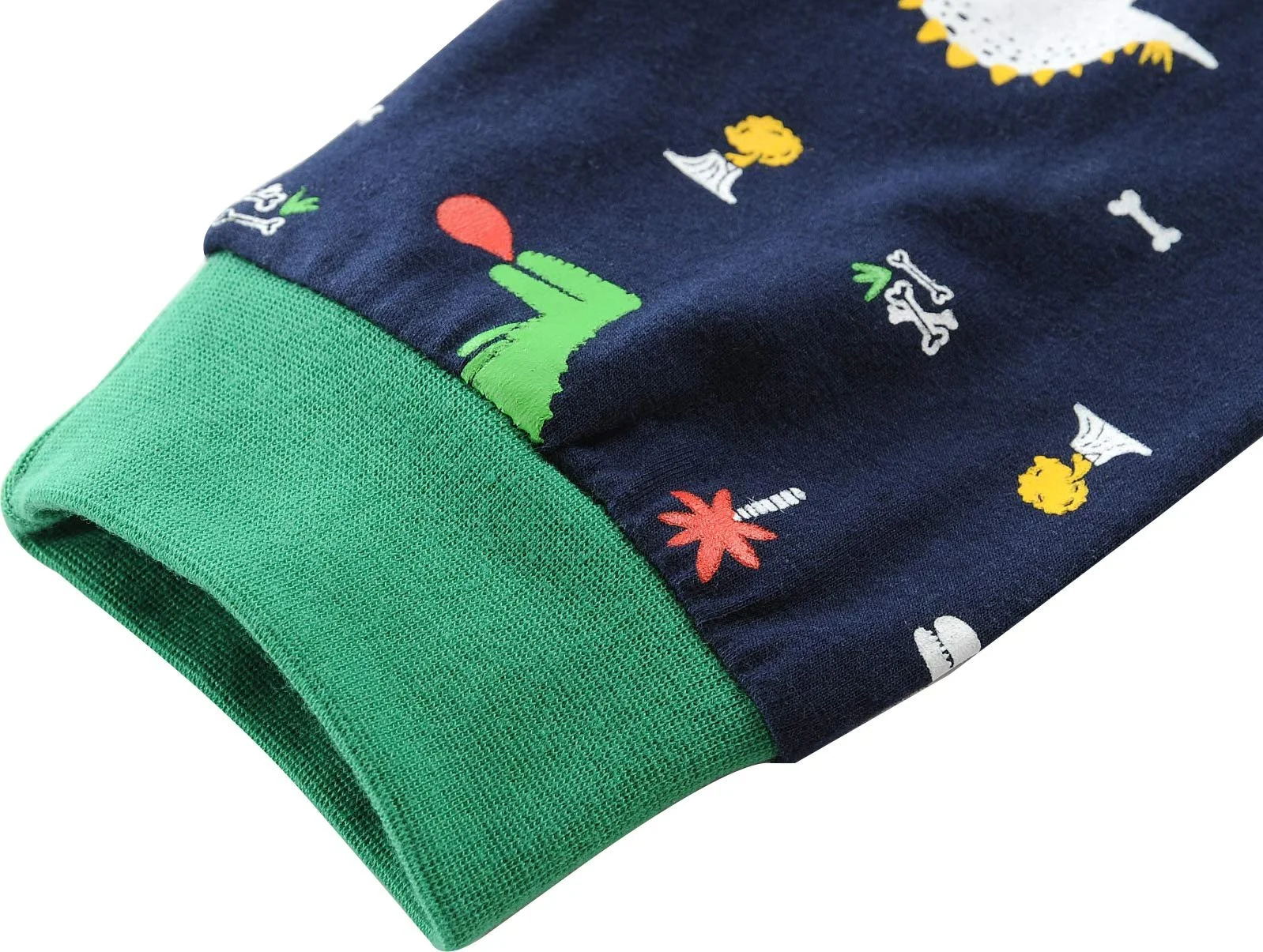 Пижама EULLA Динозавр для мальчиков, Хлопок, Длинная одежда для сна, фото №5