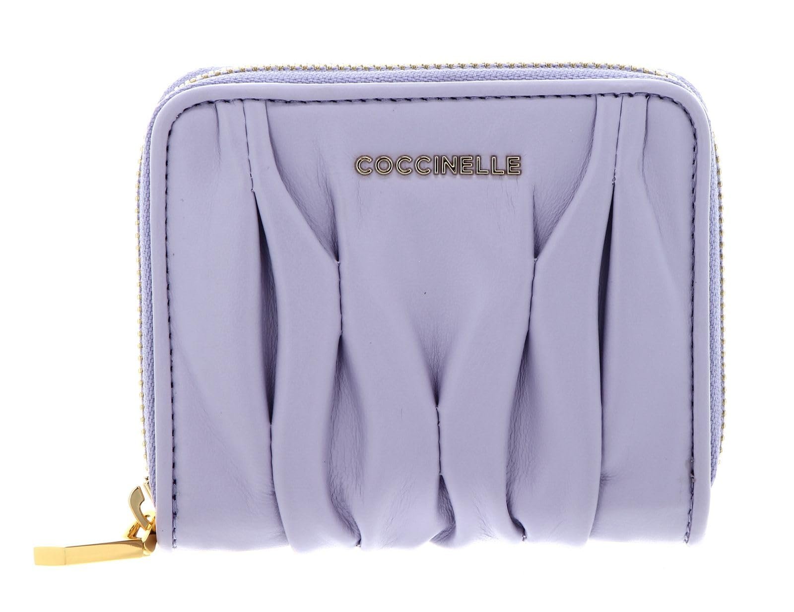 Кошелек Coccinelle Metallic Goodie Гладкая телячья кожа Мягкая Лаванда, лавандовый, Современный, фото №3