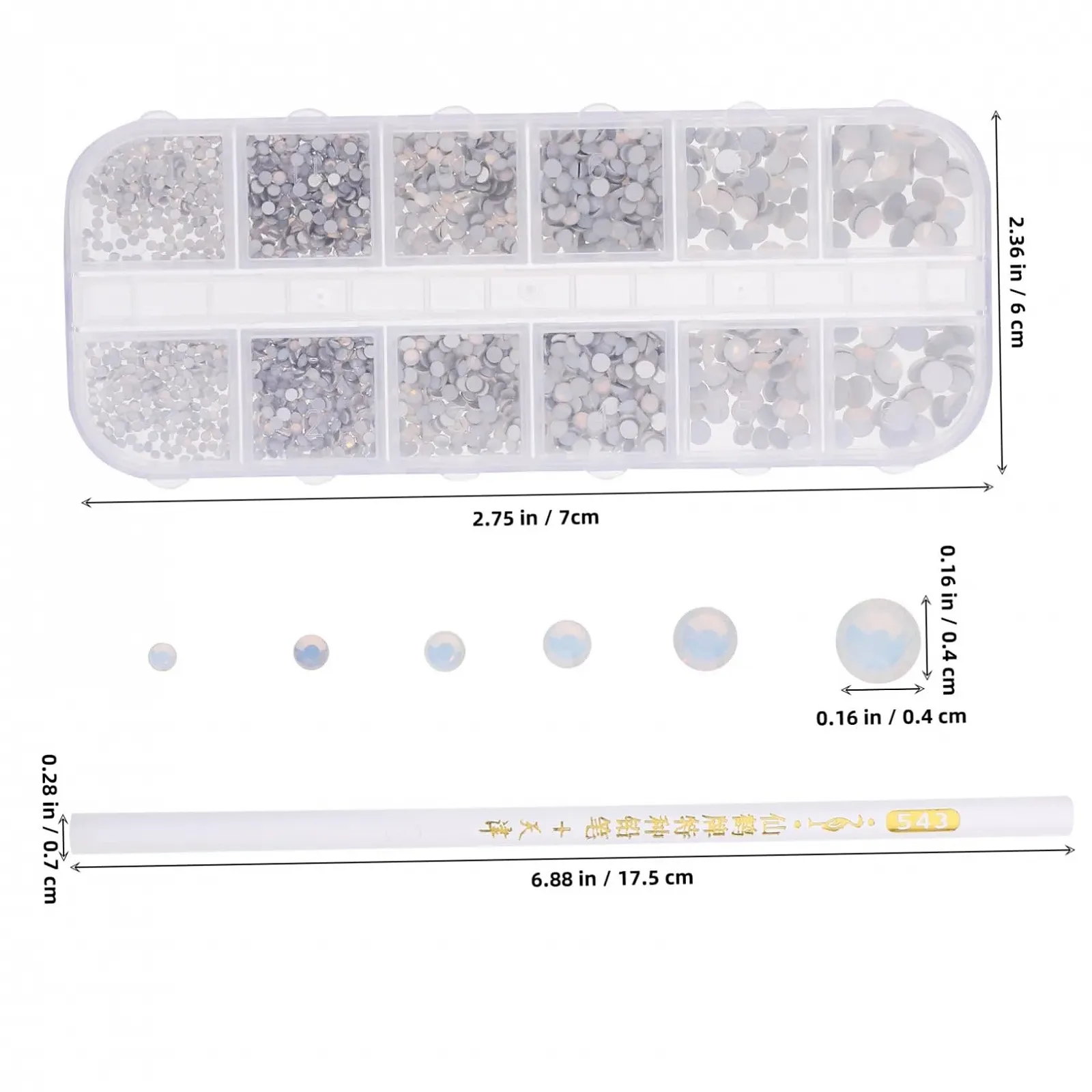 Набор для ногтей, драгоценные камни, декор для ногтей, жемчуг для ногтей, наклейки для ногтей, украшения для ногтей, основа, хрустальное стекло, фото №2