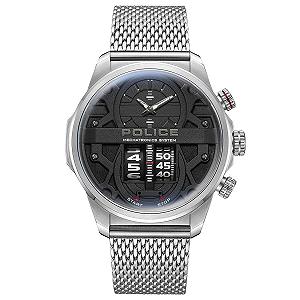 Чоловічий аналоговий кварцовий годинник Police, PEWJG0006504, сріблясто-сірий, Modern - Фото 1