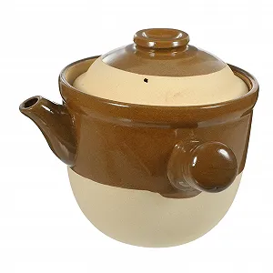 Горшок для запекания керамический традиционный для трав термостойкий с антипригарным покрытием - Фото 1