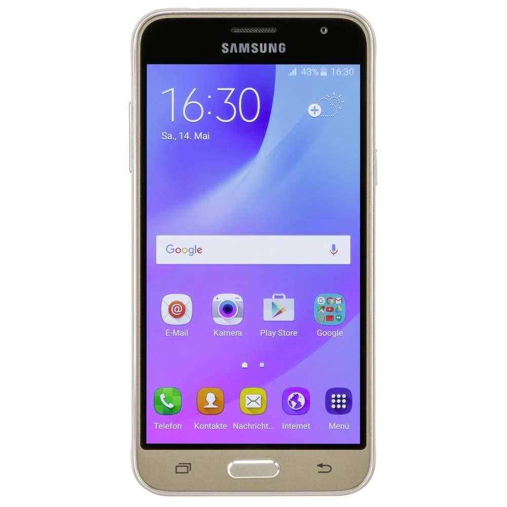 Смартфон Samsung Galaxy J3 DUOS 5" 8GB Black, фото №1