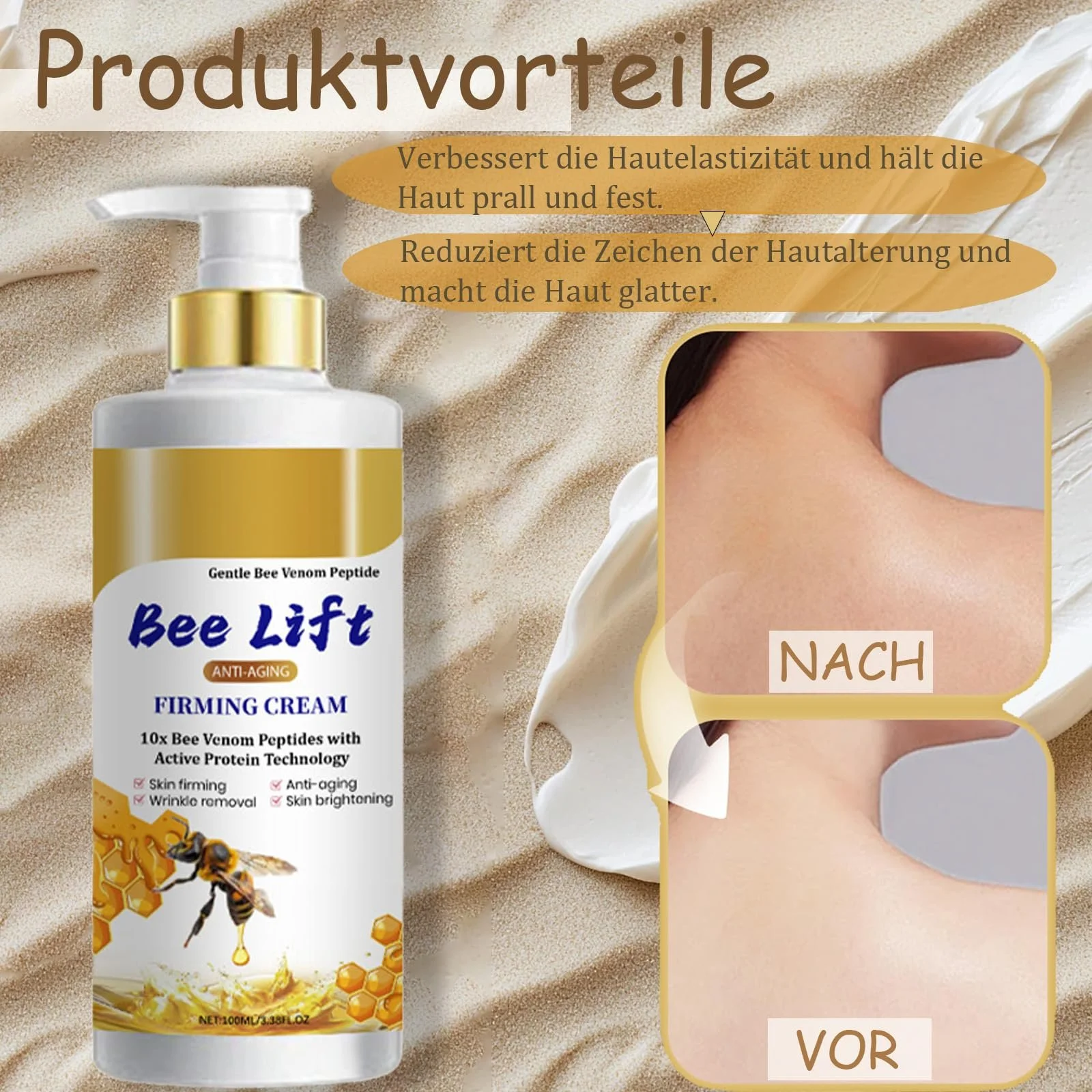 Лосьон для тела с пчелиным ядом для ухода за телом, мазь с пчелиным ядом против морщин, крем с витамином Е и пчелиным ядом, увлажняющий крем и крем для тела для сухого тела, фото №7 Лосьон для тела с пчелиным ядом для ухода за телом, мазь с пчелиным ядом против морщин, крем с витамином Е и пчелиным ядом, увлажняющий крем и крем для тела для сухого тела, фото №7