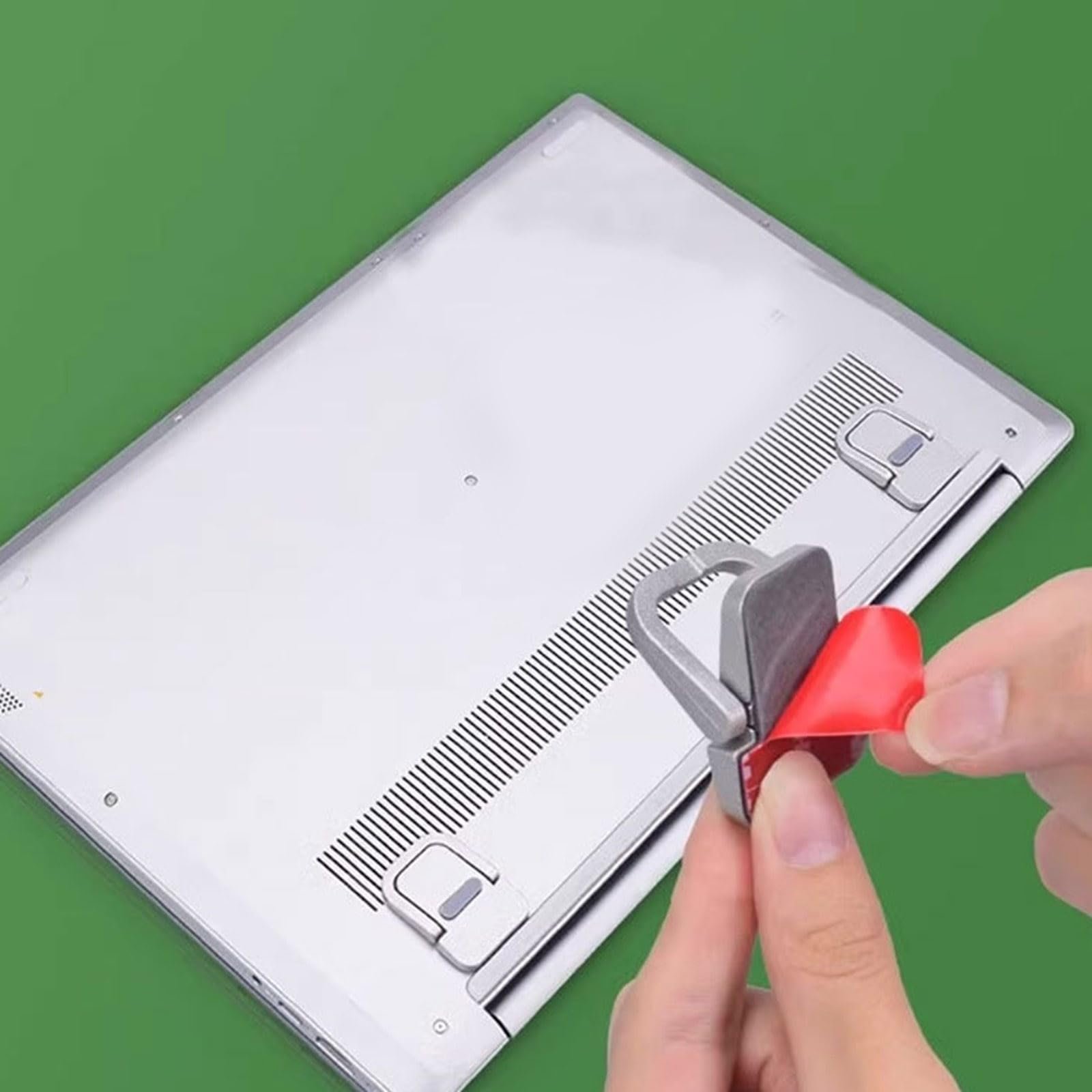 Подставка для ноутбука с регулировкой высоты, алюминиевая, складная, улучшенная позиция, фото №3