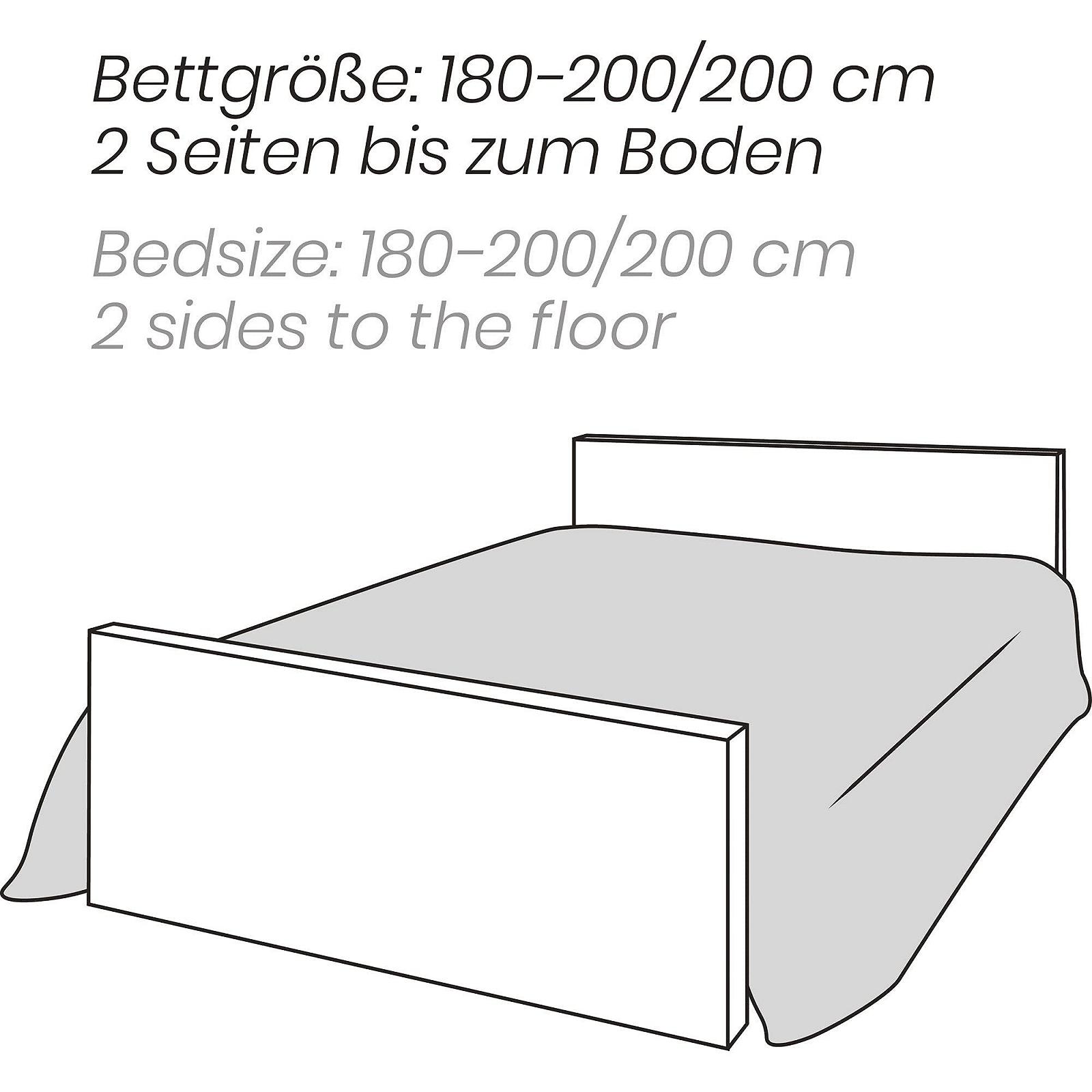 Покривало Erwin Müller Однотонний Крем Розмір 270x210 см, фото №3
