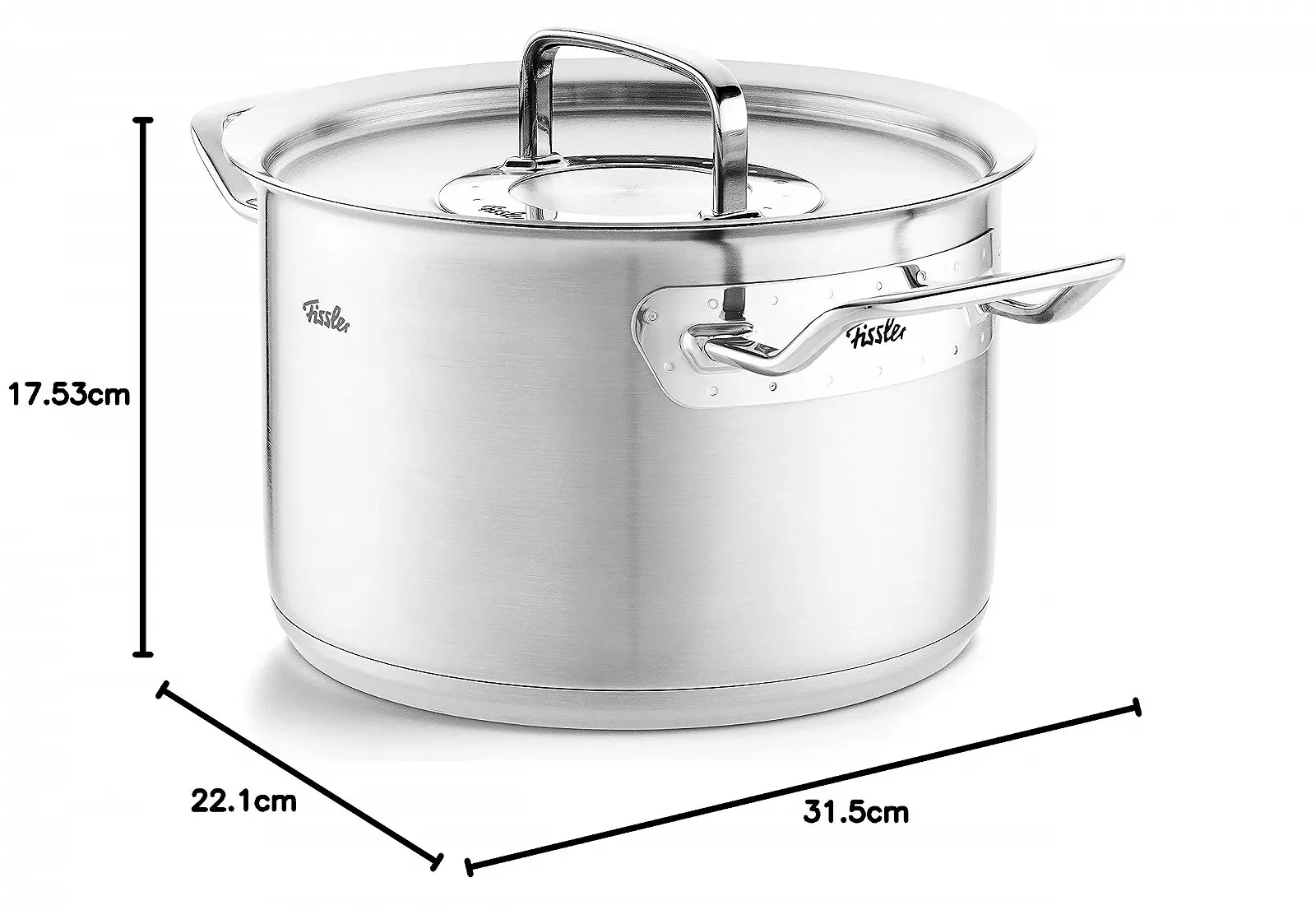 Кастрюля Fissler Original Profi Collection Нержавеющая сталь Диаметр 20 см, 4 л, фото №5 Кастрюля Fissler Original Profi Collection Нержавеющая сталь Диаметр 20 см, 4 л, фото №5