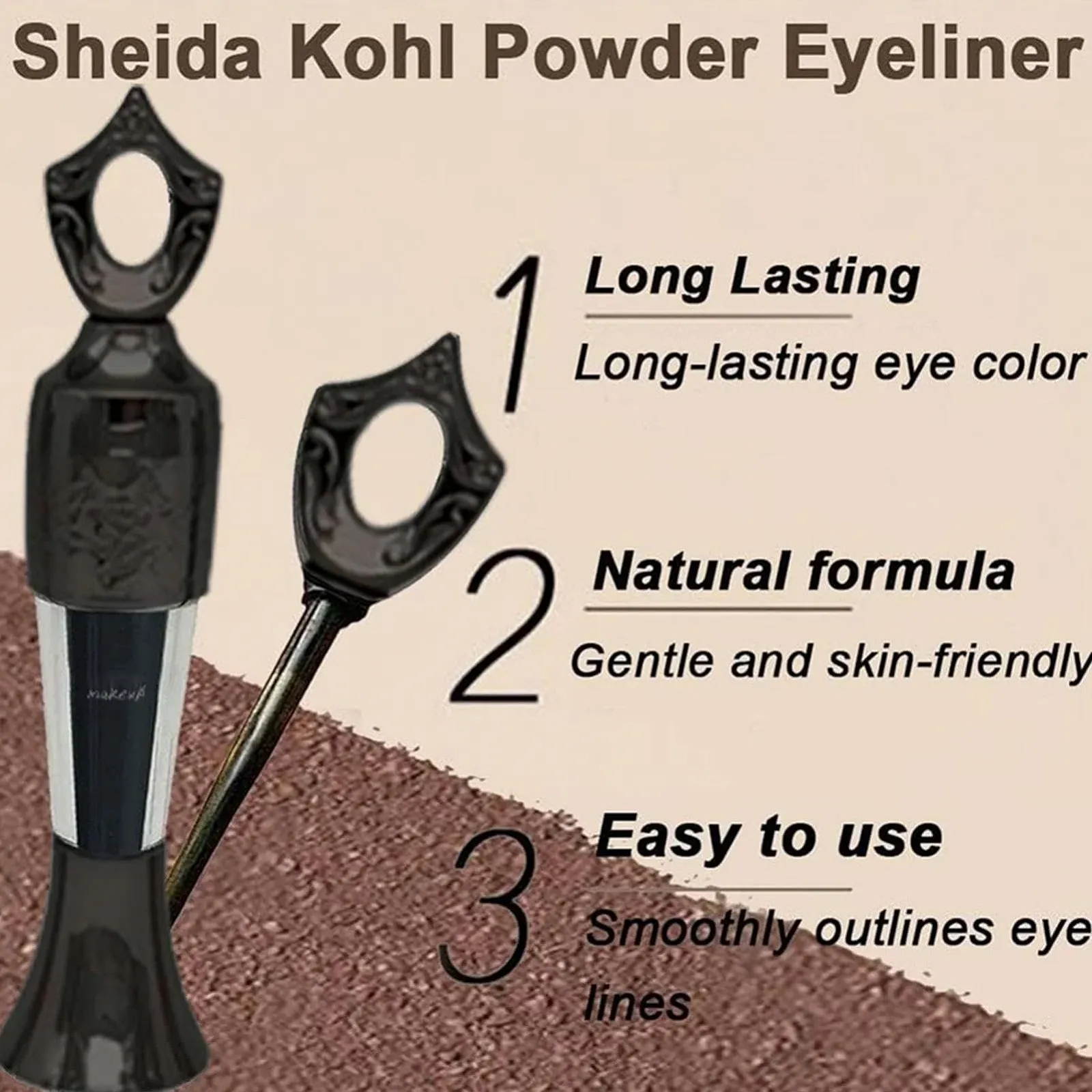 Цветная пудровая Подводка для глаз, фото №4