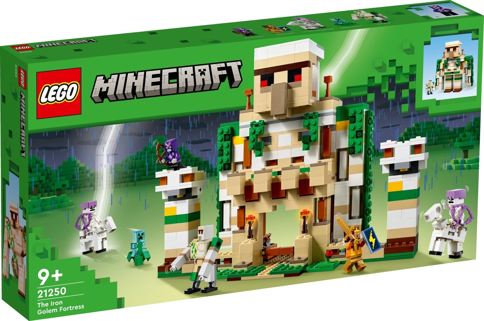 Набор Lego Minecraft 21249 The Crafting Box 4.0, 21250 The Iron Golem Fortress, 30647 The Drip Stone Cave, фото №4 Набор Lego Minecraft 21249 The Crafting Box 4.0, 21250 The Iron Golem Fortress, 30647 The Drip Stone Cave, фото №4