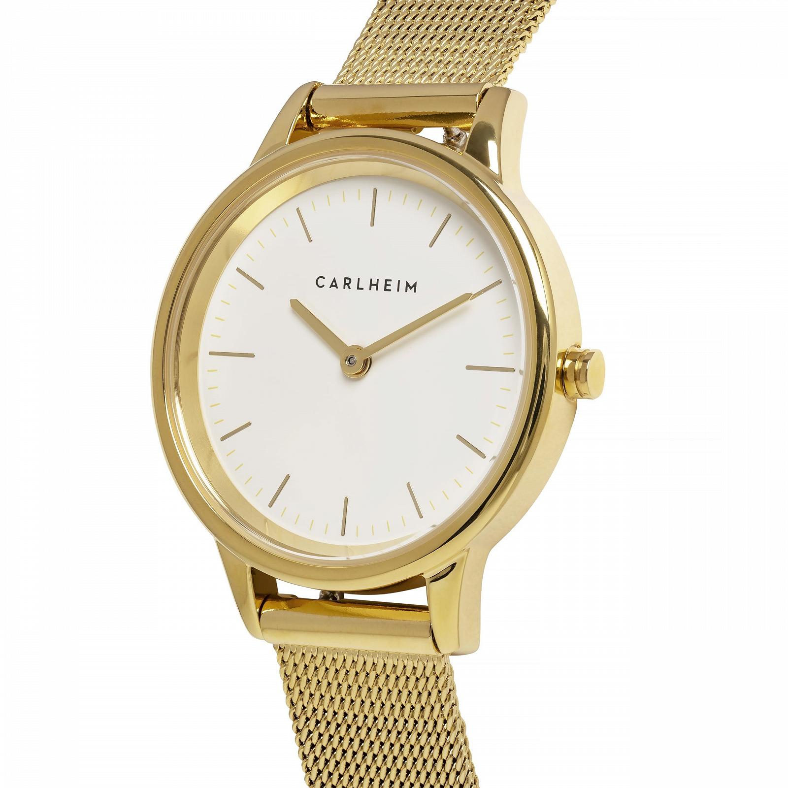Жіночий годинник Carlheim Karin Petite 28 мм, Золотий, золото, Класичний, фото №2