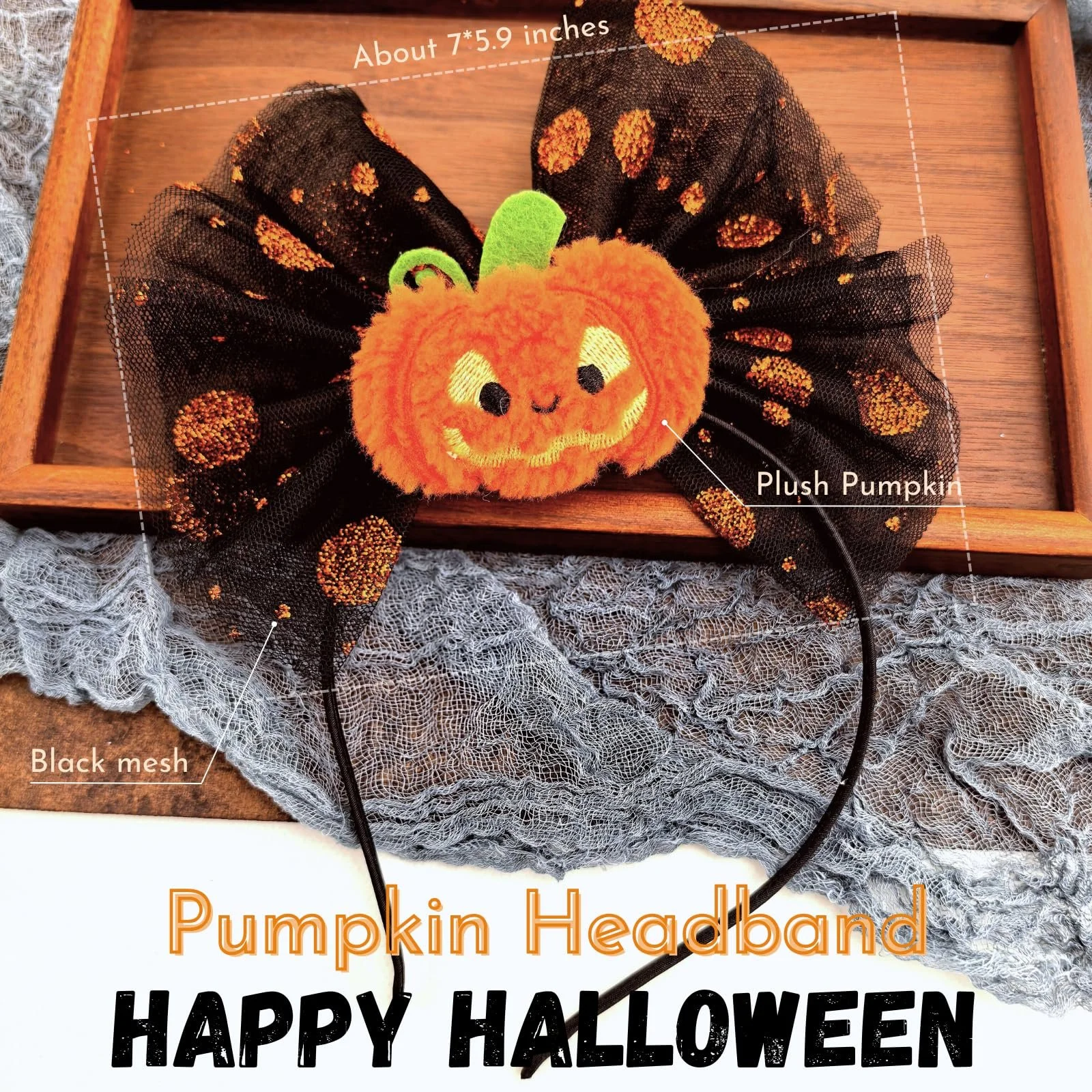 Хэллоуин Обруч для волос Женский, фото №2