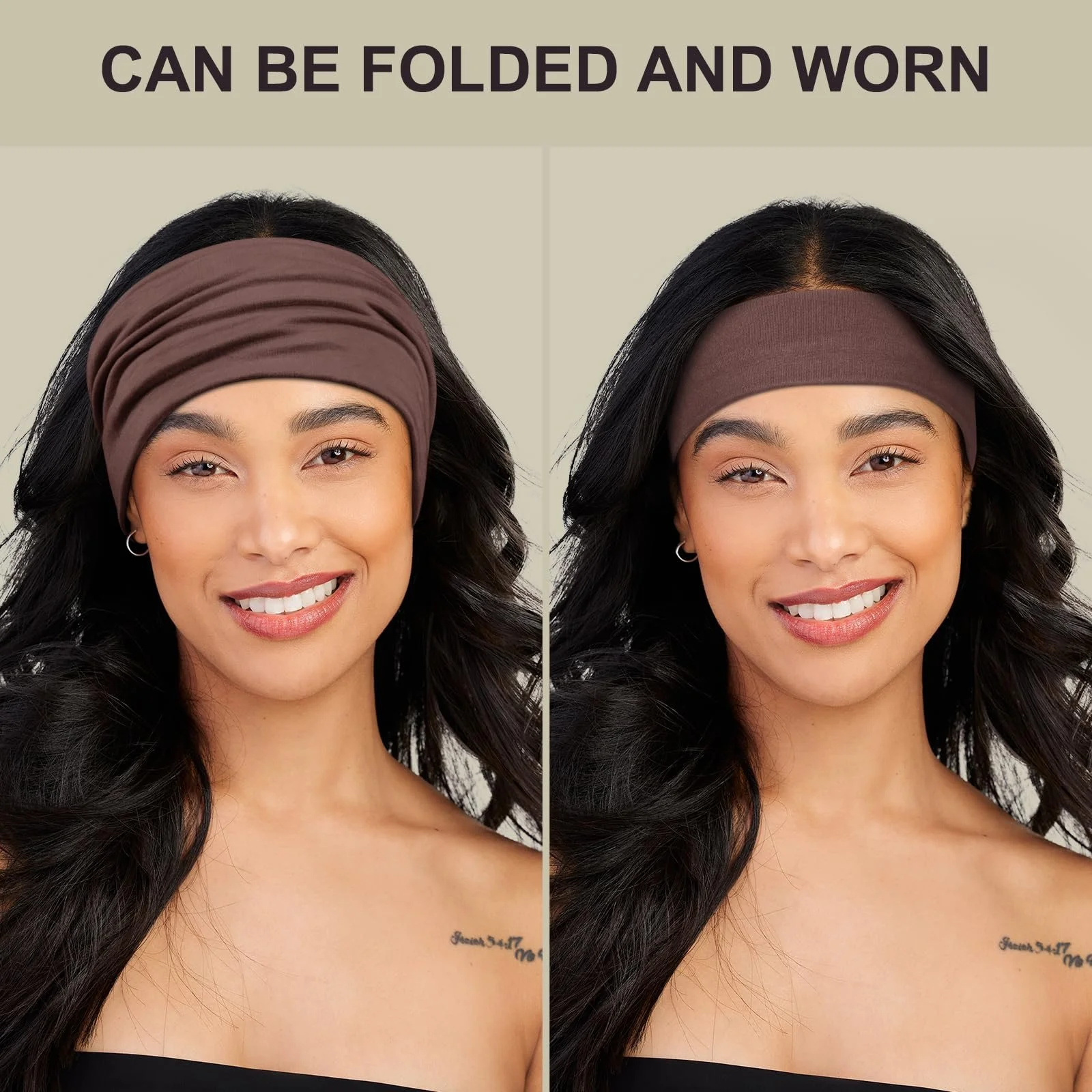 Пов'язки на голову для жінок, широкі, фото №3