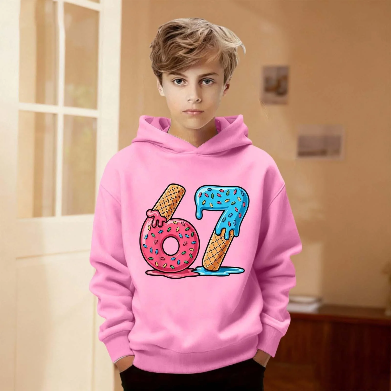 Худи для мальчиков с принтом 67, Подростковые свитшоты 152, Пуловер 140, Essentials худи, Мягкий детский пуловер, Детская зимняя одежда, Флисовый пуловер 176, Тренировочная куртка 158, Зимняя куртка, фото №2