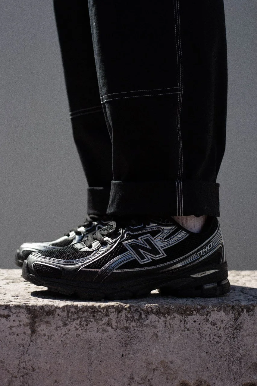 Кроссовки New Balance 740 Black Silver, фото №1