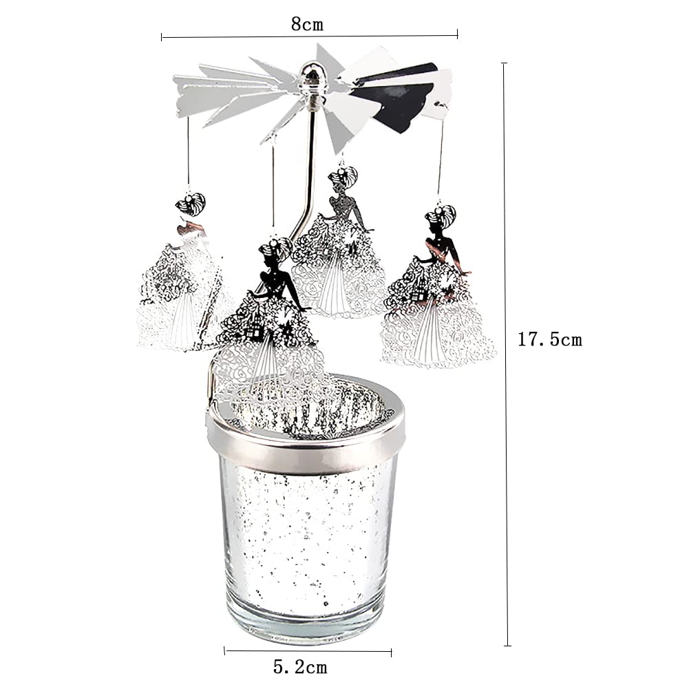 Подсвечник Surakey Moon Cat Tea Light Silver, фото №6