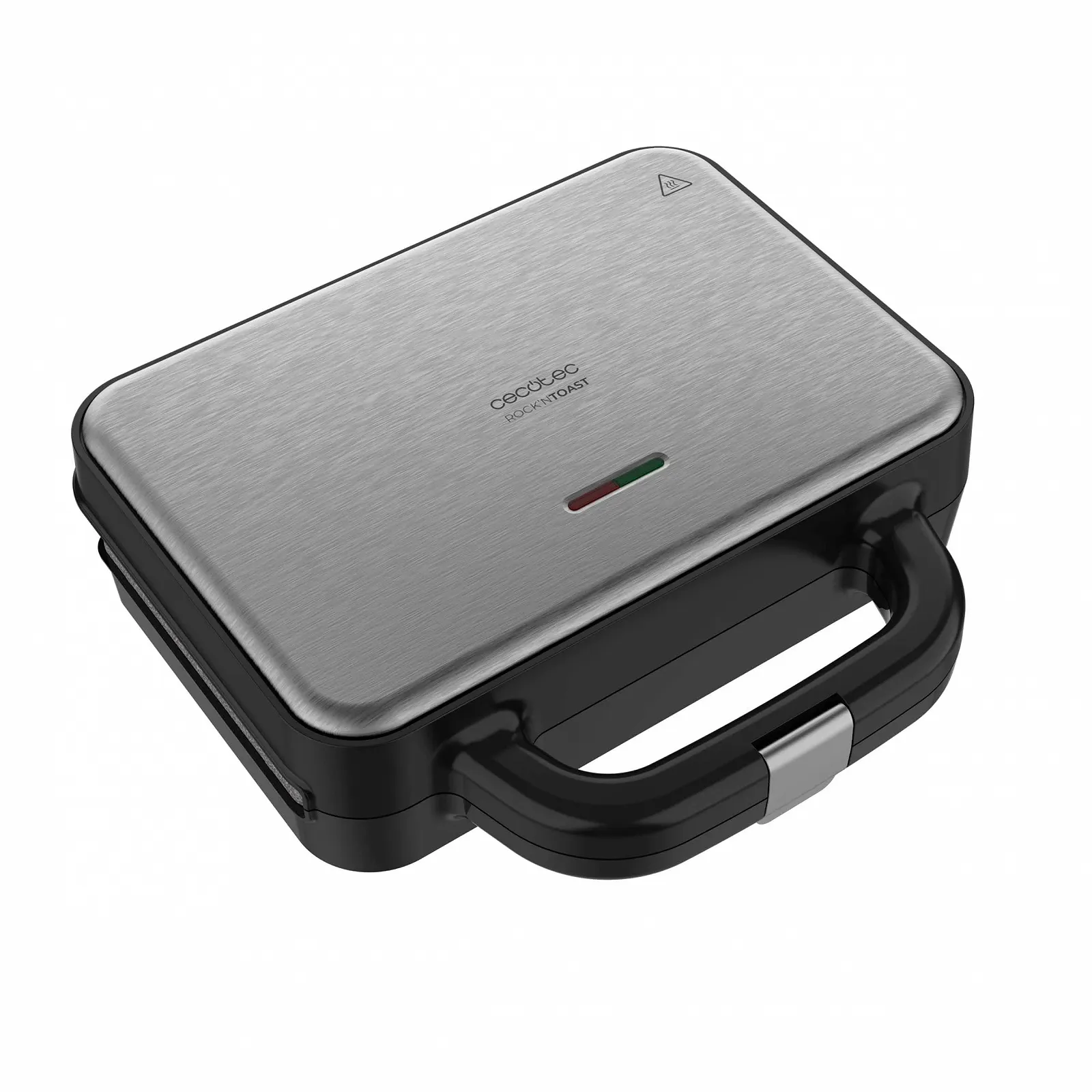 Сэндвичница Cecotec Rock'nToast Deep Classic 1000 Вт, увеличенная ширина, треугольные пластины, равномерная поджарка, фото №2 Сэндвичница Cecotec Rock'nToast Deep Classic 1000 Вт, увеличенная ширина, треугольные пластины, равномерная поджарка, фото №2