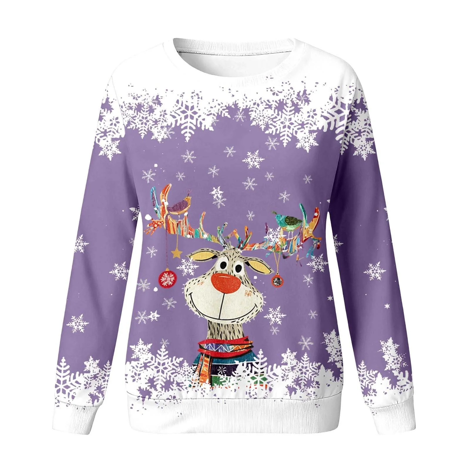 Рождественский свитер для девочки Merry Christmas, праздничный рождественский пуловер, рождественский свитер с круглым вырезом, рождественская кофта с длинными рукавами и рождественским мотивом, размеры, фото №2