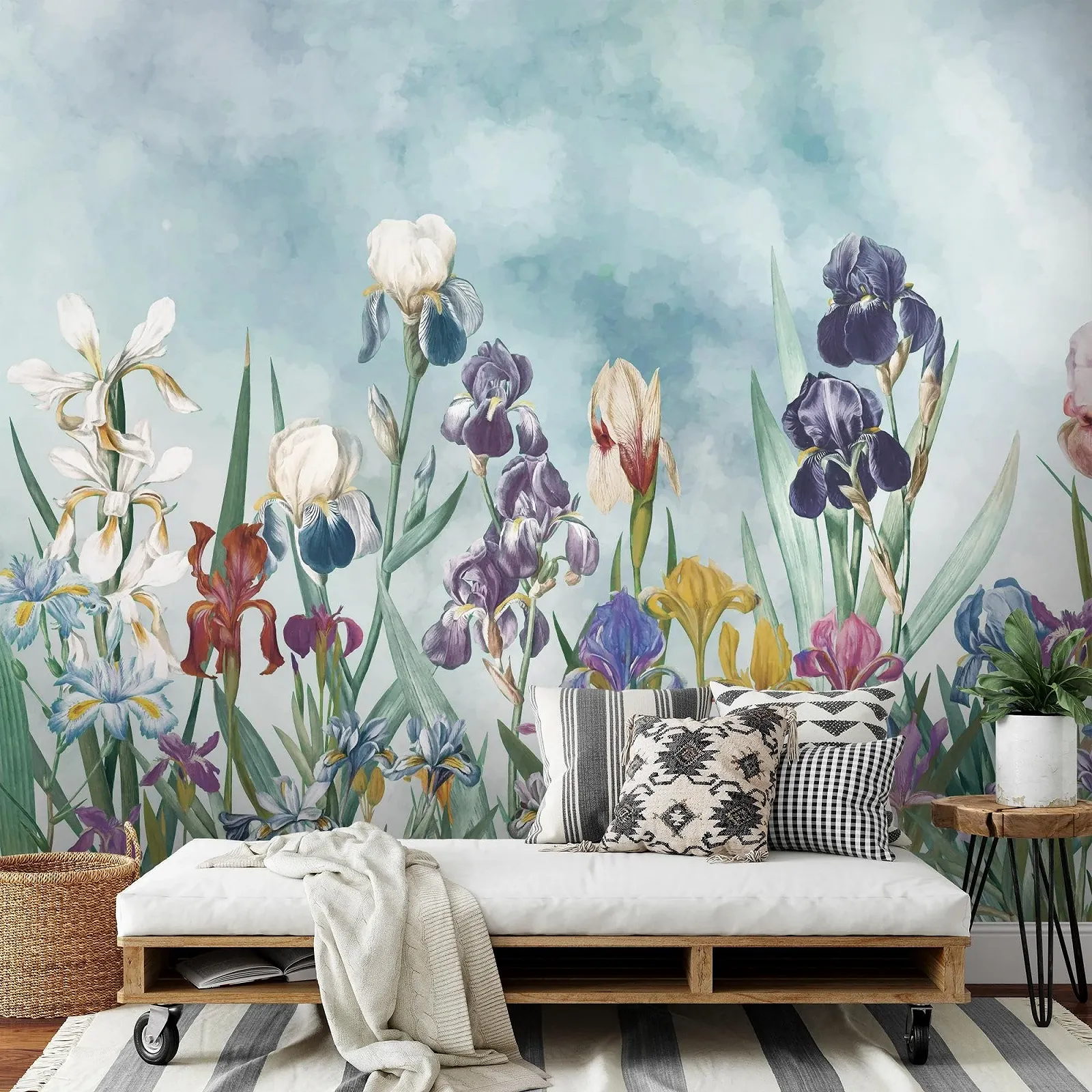 Фотошпалери Novart Jungle Green Flowers 352 x 250 см N9129011a, фото №7