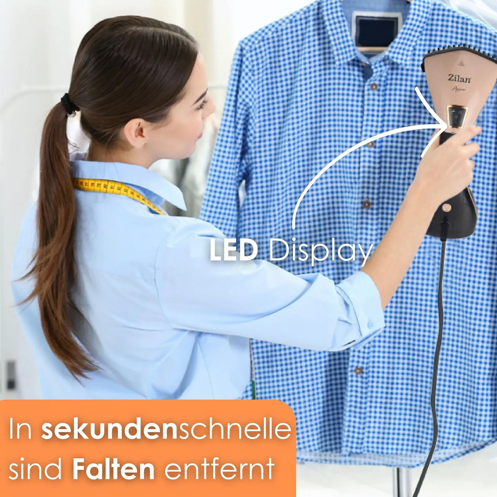 Отпариватель 1500 W 20 г/мин 230 мл портативный, фото №6