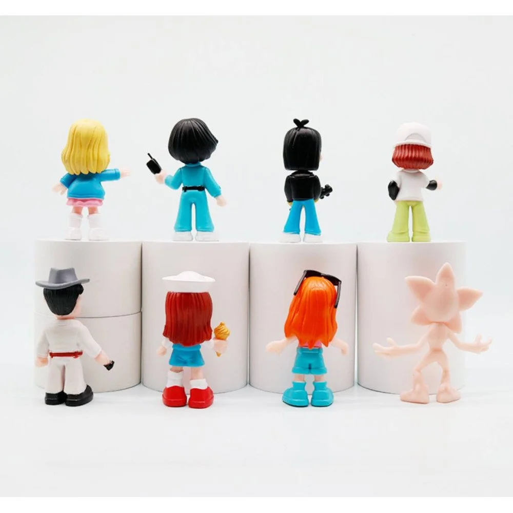 Набор фигурок Очень странные дела Одиннадцать Демогоргон Stranger Things Eleven 8 шт 8 -9 см, фото №5