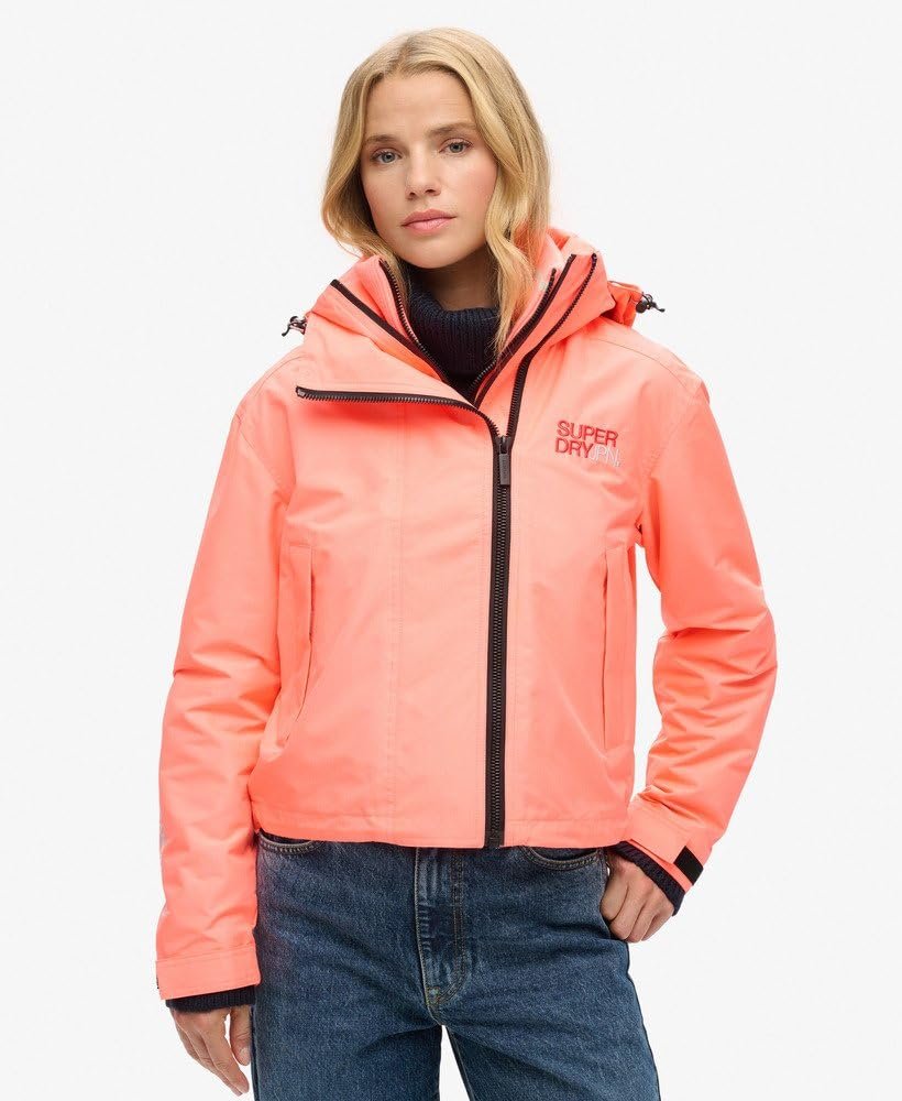 Ветровка с капюшоном Superdry Женская Hooded Emb Windbreaker JKT A2-Wind Family, фото №5