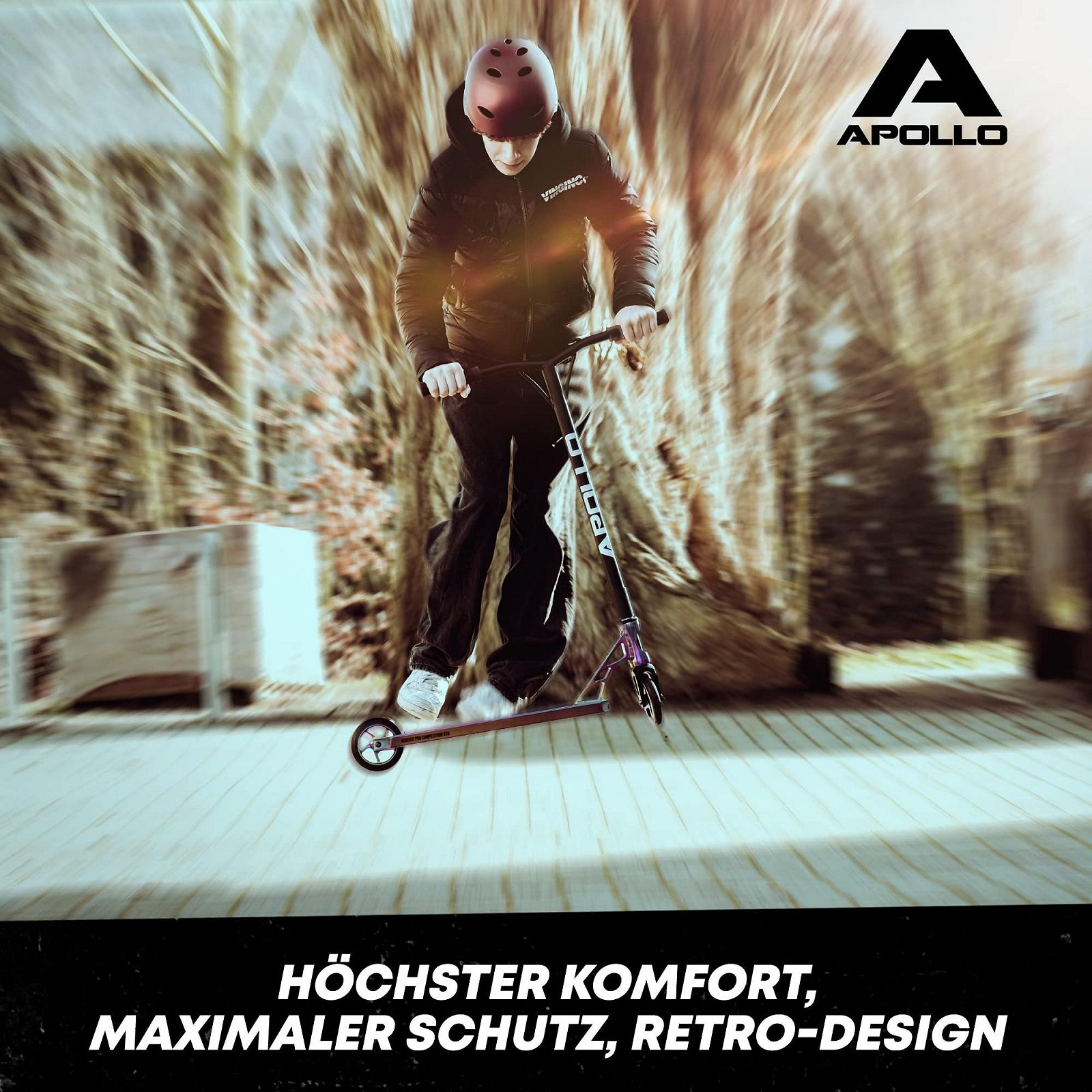 Шлем Apollo, детский, для скейтборда, самоката, BMX, регулируемый, с колесиком регулировки, разные размеры и цвета, фото №7