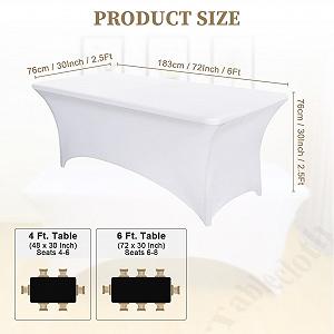 Скатертина Spandex Stretch 6 ft synthetic.ua - Фото 1