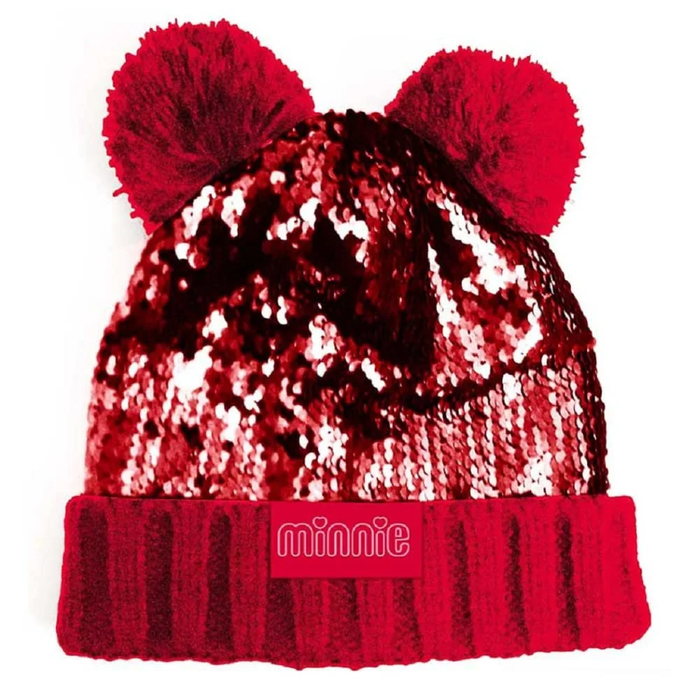Шапка с двумя помпонами Minnie Disney Зимняя, фото №1 Шапка с двумя помпонами Minnie Disney Зимняя, фото №1