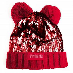 Шапка с двумя помпонами Minnie Disney Зимняя - Фото 1