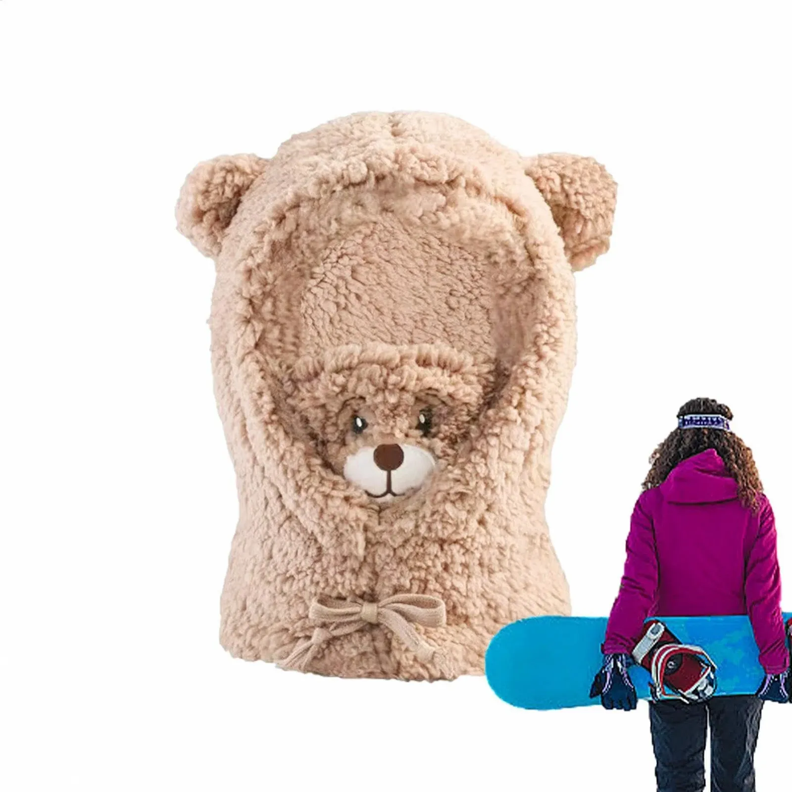 Шапка-вушанка Ведмідь GkgWuxf Зимова, фото №4 Шапка-вушанка Ведмідь GkgWuxf Зимова, фото №4