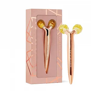 Масажер для обличчя CRYSTALLOVE Lemon Amber 3D Face Roller Anti-Ageing - Фото 1