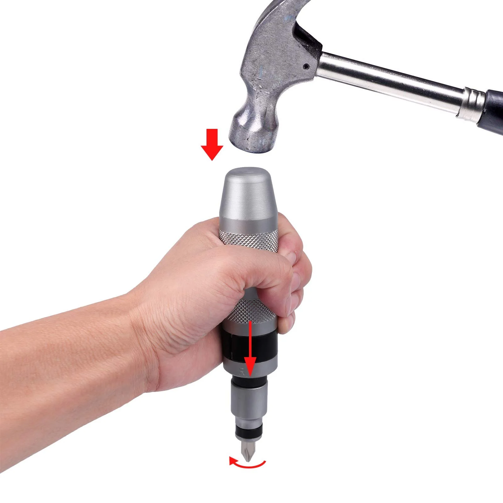 Набір ударних викруток Justech 13 предметів 1/2 дюйма 12 біт, фото №5