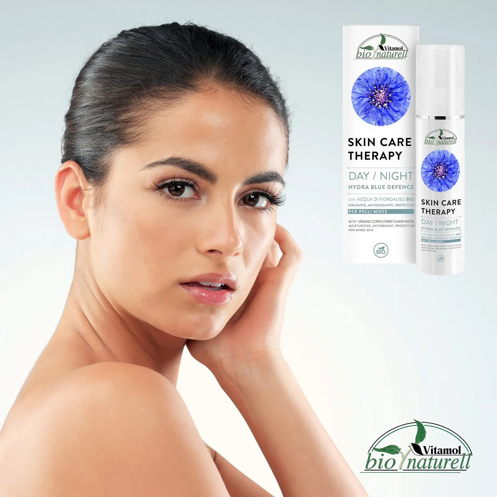 Зволожувальний крем для обличчя Vitamol Bio Naturell Hydra Blue Defense 50 мл, фото №5 Зволожувальний крем для обличчя Vitamol Bio Naturell Hydra Blue Defense 50 мл, фото №5