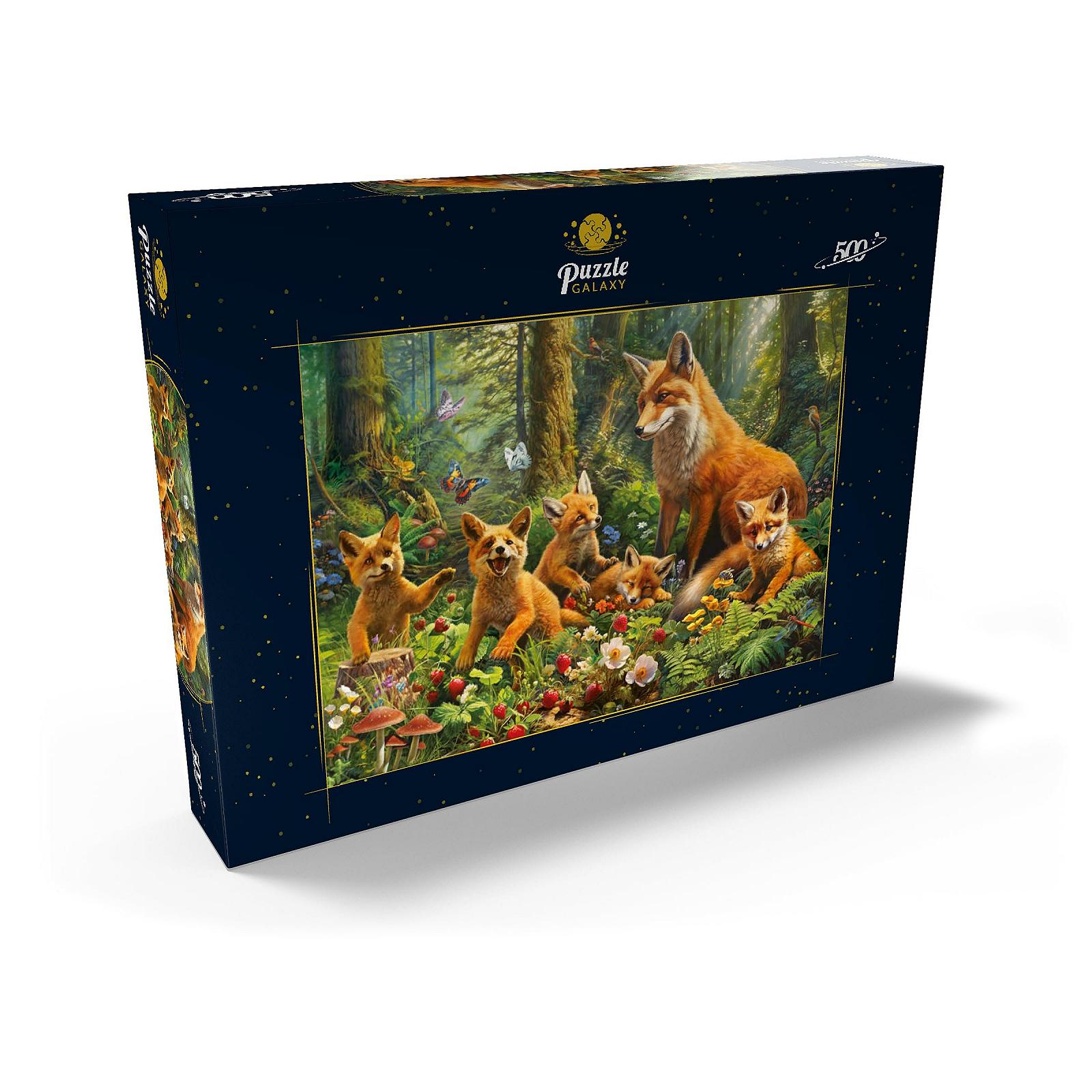 Пазл MyPuzzle MyPuzzle Special Collection Fox Family in Enchanted Forest Premium 500 элементов, фото №2 Пазл MyPuzzle MyPuzzle Special Collection Fox Family in Enchanted Forest Premium 500 элементов, фото №2