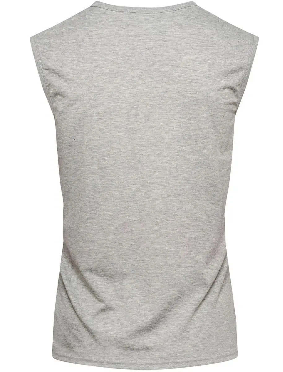 Футболка мужская Recea без рукавов серая, XL, фото №2