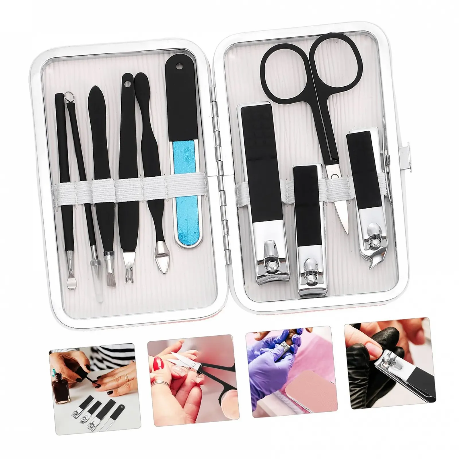 Набор для маникюра PACKOVE Professionelles Nagelpflegeset, простой в использовании и практичный, фото №5