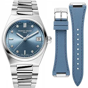 Часы Frederique Constant FC-240LND2NH26B, серебряный, браслет - Фото 1