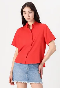 Жіноча блузка MAVI SHORT SLEEVE BLOUSE Tomato Puree - XS - Фото 1