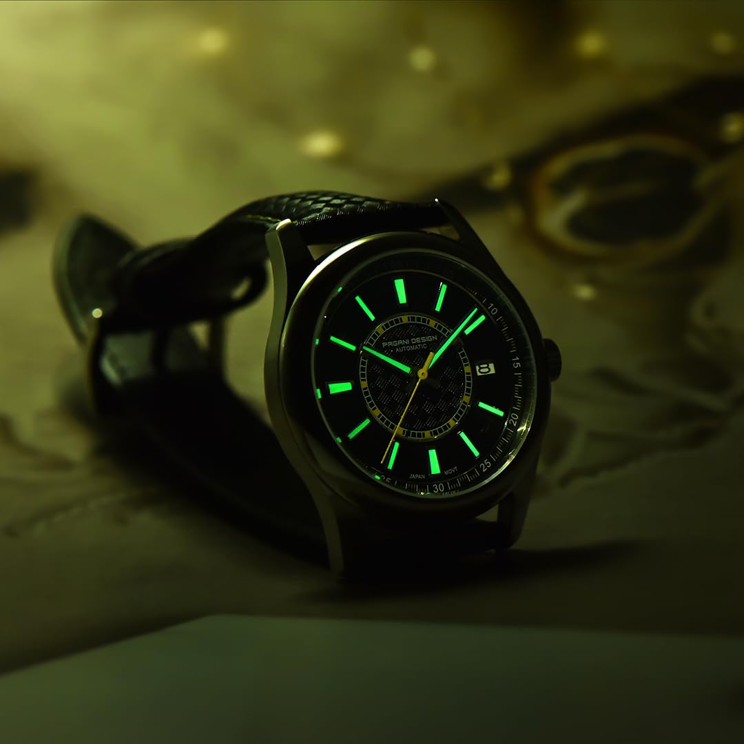 Годинник Pagani Design PD1778 Чоловічий Сапфіровий Механічний Автоматичний 40 мм Нержавіюча сталь Водонепроникний 100 м, фото №5